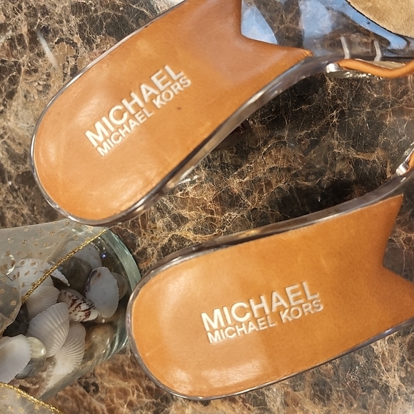 Michael Kors Lucite Slide Heels - Picture 2 of 7